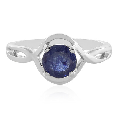 Blauer Madagaskar-Saphir-Silberring