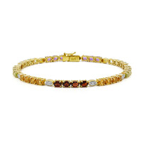 Edelstein-Silberarmband