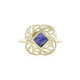 AAA-Tansanit-Goldring (Ornaments by de Melo)