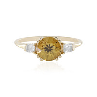 Gelber Zirkon-Goldring