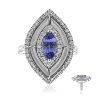 AAA-Tansanit-Goldring (CIRARI)