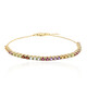 Edelstein-Silberarmband
