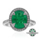 Kolumbianischer Smaragd-Goldring (Estée Collection)