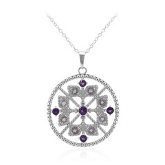 Amethyst-Silberhalskette
