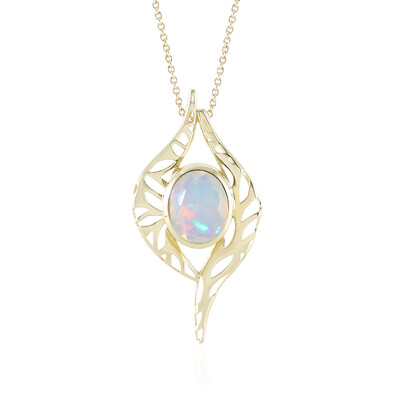 Welo-Opal-Goldhalskette (Ornaments by de Melo)