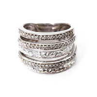 Diamant-Silberring