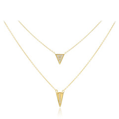 Zirkon-Silbercollier