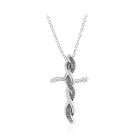 I3 (I) Diamant-Silberhalskette