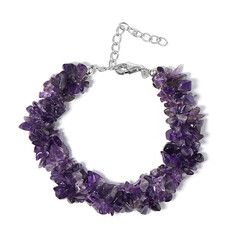 Amethyst-Silberarmband