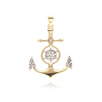 PK (H) Diamant-Goldanhänger