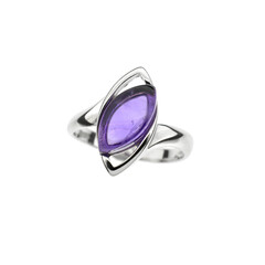 Amethyst-Silberring