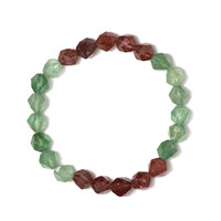 Erdbeer-Quarz-Armband