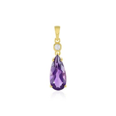 Sibirischer Amethyst-Silberanhänger