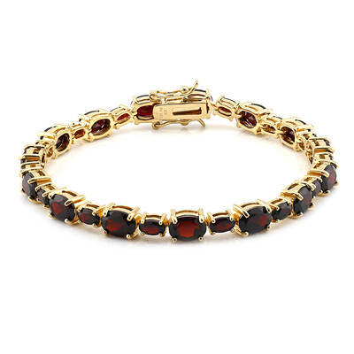 Granat-Silberarmband