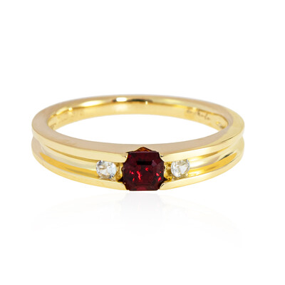 Roter Burmesischer Spinell-Goldring (de Melo)