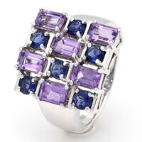 Amethyst-Silberring