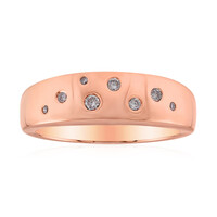 Pinkfarbener I3 Argyle-Brillant-Goldring (Mark Tremonti)