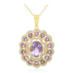 Amethyst-Silberhalskette