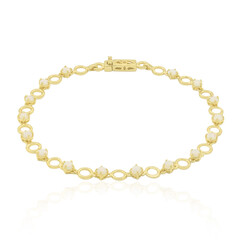 Weißer Opal-Silberarmband