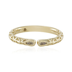 I2 Champagner-Diamant-Goldring (Ornaments by de Melo)