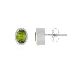 Peridot-Silberohrringe