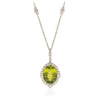 Dashihe-Peridot-Goldhalskette (CIRARI)