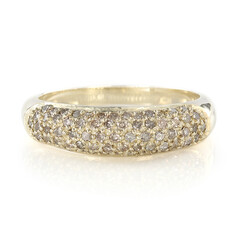 Champagner-Diamant-Goldring