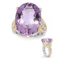Lavendel-Amethyst-Silberring (Gems en Vogue)