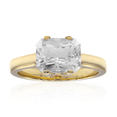 Herkimer Quarz-Goldring (Amanda Adkins)