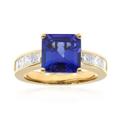 AAA-Tansanit-Goldring (CIRARI)