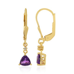 Amethyst-Silberohrringe