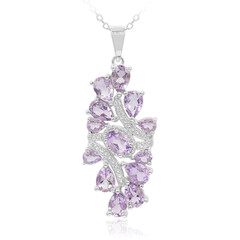 Amethyst-Silberhalskette