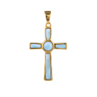 Larimar-Silberanhänger