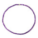 Sibirischer Amethyst-Silbercollier