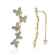 SI1 (G) Brillant-Goldohrringe (Annette)