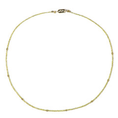Gelber Diamant-Goldhalskette