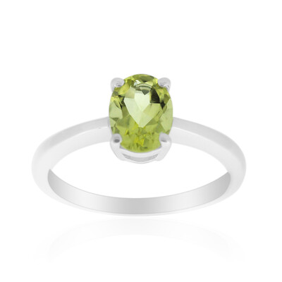 Ouro Verde-Quarz-Silberring