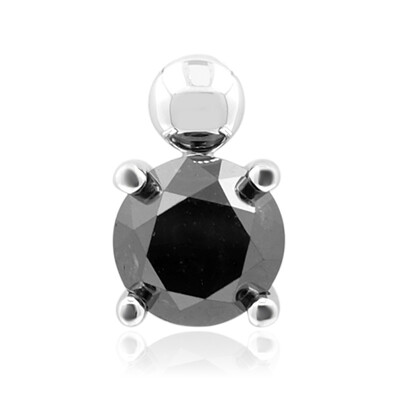 Schwarzer Diamant-Goldanhänger (de Melo)