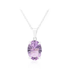 Bolivianischer Amethyst-Silberhalskette
