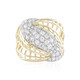 Zirkon-Goldring (Ornaments by de Melo)