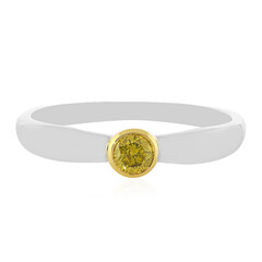 Gelber I3 Brillant-Goldring