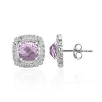 Amethyst-Silberohrringe