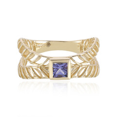 AAA-Tansanit-Goldring (Ornaments by de Melo)