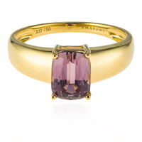 Pinkfarbener Diaspor-Goldring (AMAYANI)