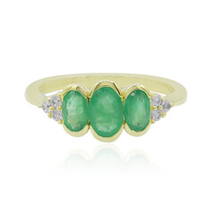 Smaragd-Goldring