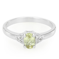 Chrysoberyll-Silberring