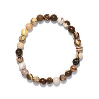 Roter Zebra-Jaspis-Armband