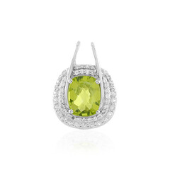 Arizona-Peridot-Silberanhänger