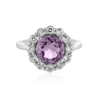 Lavendel-Amethyst-Silberring