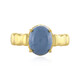 Blauer Opal-Silberring
